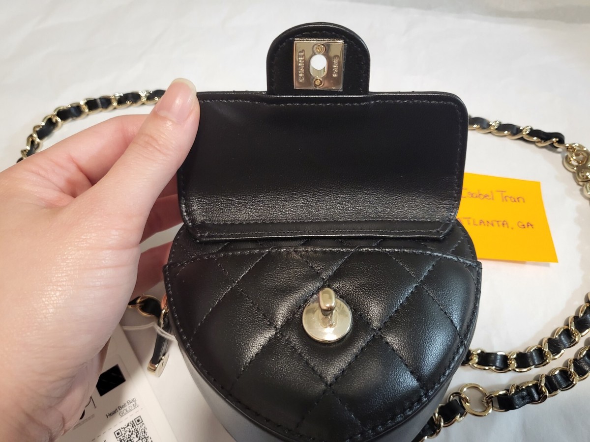 Chanel Black Heart Belt Bag - 22S | eBay display picture 1