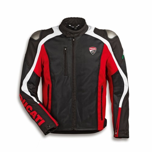 Ducati Corse Motorbike Jacket Waterproof CE Armours Cordura Textile Jacket - Imagen 7 de 8