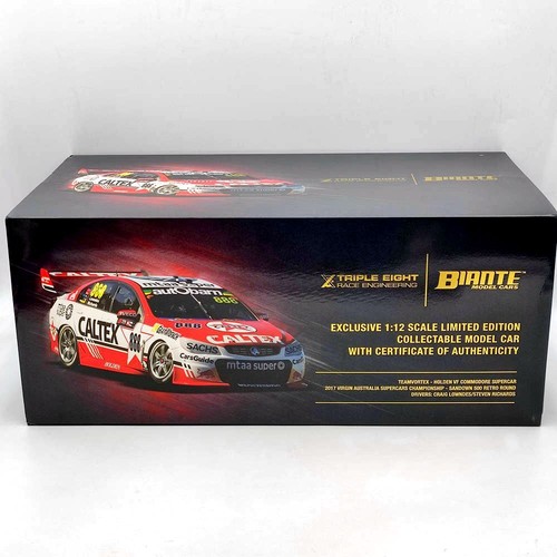 BIANTE 1/12 Holden VF Commodore Team Vortex 2017 Sandown 500 Retro Redondo B12H17S - Imagen 11 de 11