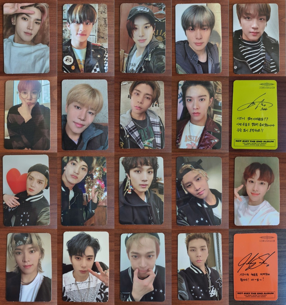 NCT 127 Official Authentic PHOTOCARD NEOZONE Album [T Version