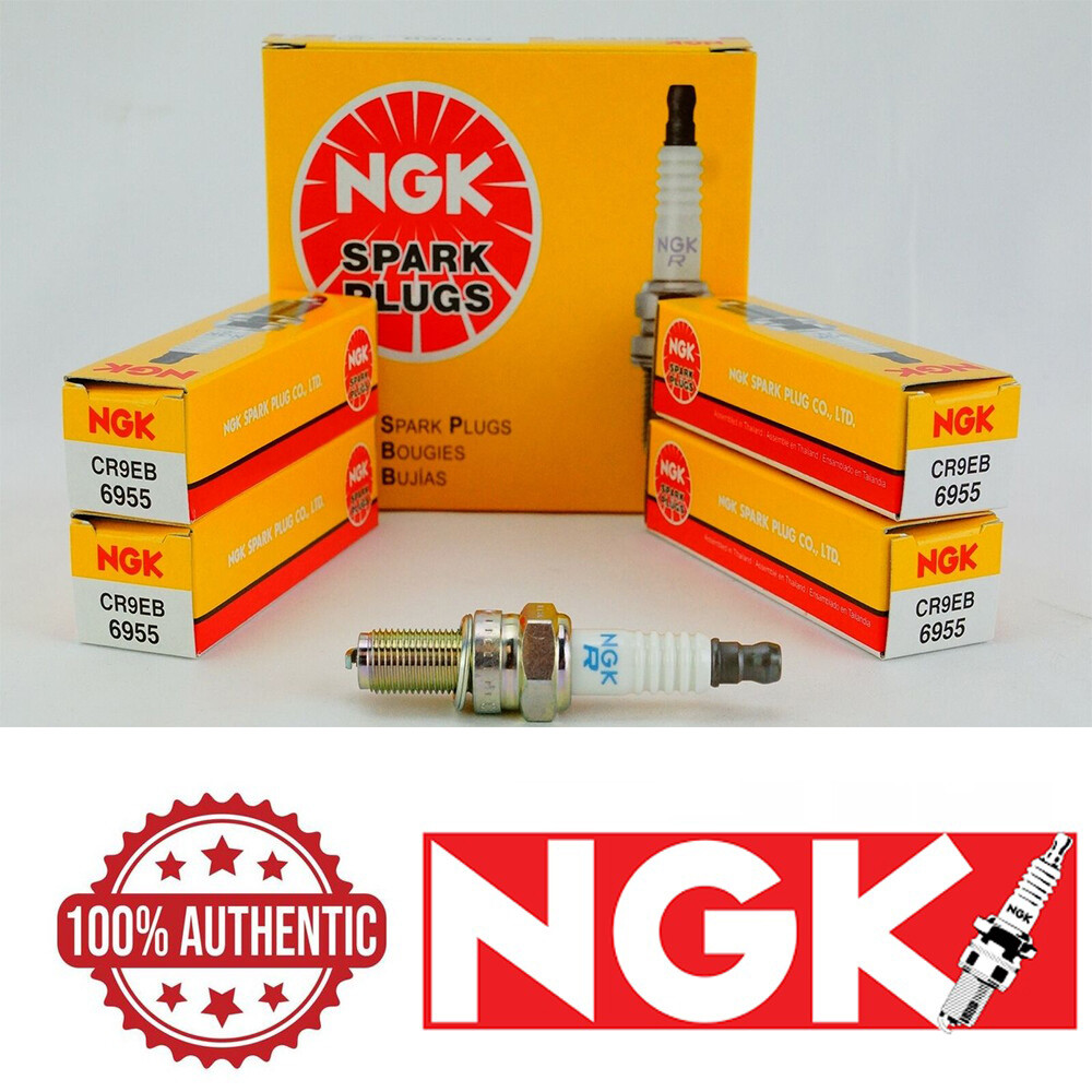 Yamaha NGK CR9EB Spark Plugs VX110 VX FX1100 FX140 Deluxe Sport Cruiser Set of 4