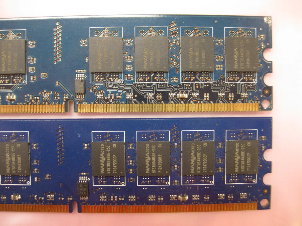 NANYA 2gb (2 x 1gb) DDR2 PC2-6400U Memory,Standard Desktop Memory NT1GT64U8HB0BY - Image 3 of 4
