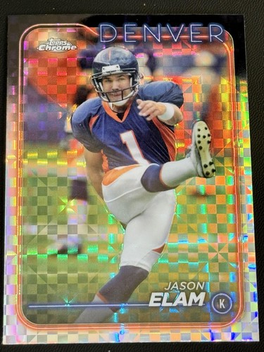2024 Topps Chrome Jason Elam X-Fractor