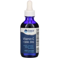 2 X Trace Minerals Research, Vitamin C + Ionic Zinc, 2 fl oz (59 ml)