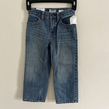 Oshkosh Boys Easy Adjust Waist, Classic Fit Medium Stonewash Jeans- 4T NWT