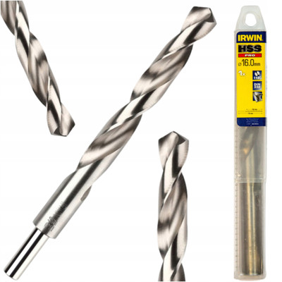 IRWIN HSS-Bohrer NWka PRO 16,0 mm UNDERCUT DIN338 REDUZIERTER Schaft 1St.