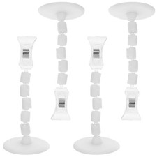 4 Pcs Explosion Sticker Display Clip Clothing Rack Signs Holder Merchandise