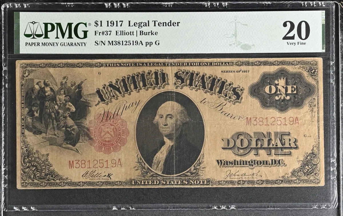 Circulated $1 1917 Year United States Large Size Notes for sale | eBay