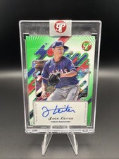 2025 Topps Pristine - Autographs Jack Leiter #PA-JL Green Pulsar Refractor /150