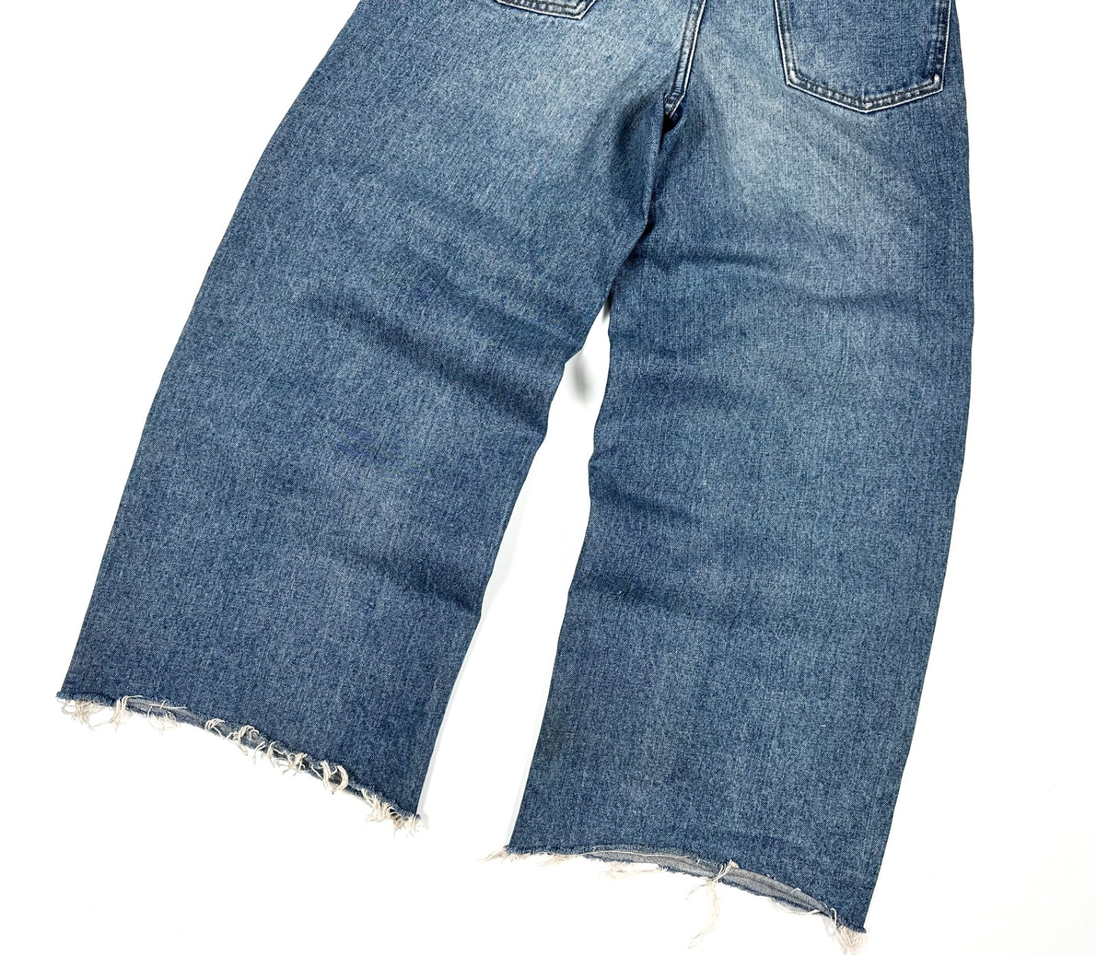 Auth Women's AMERI Blue Wide Straight Denim Short… - image 13