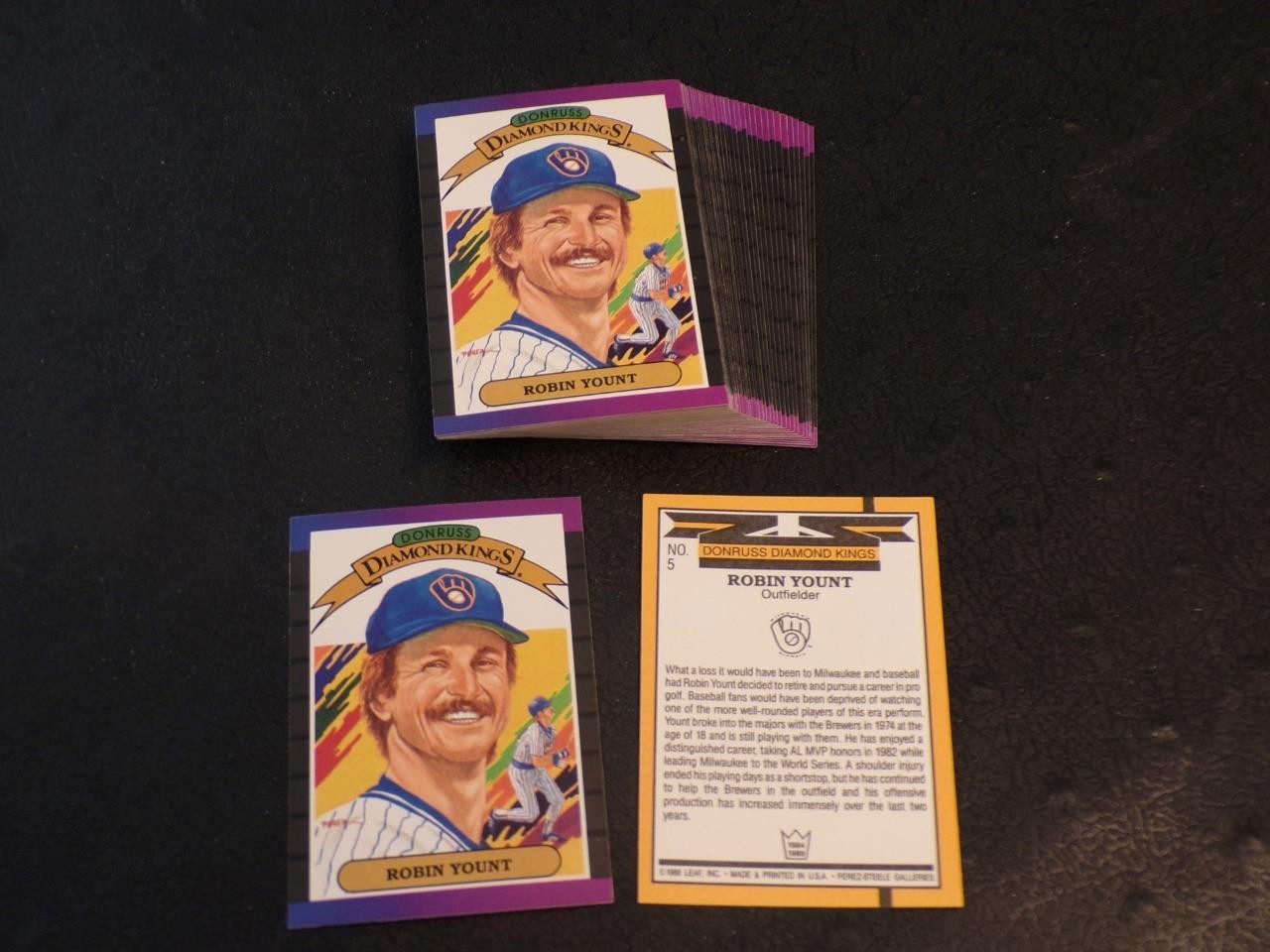 1989 Donruss #5 lot of 40 ROBIN YOUNT cards! BREWERS! HOF!