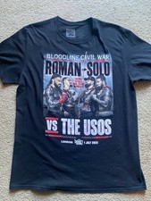 WWE Bloodline Civil War Shirt Size XL 2023 Money In The Bank London