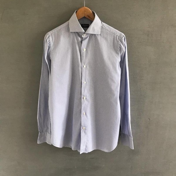 Men Finamore 1925 Shirt White Cotton 40 /L / 48