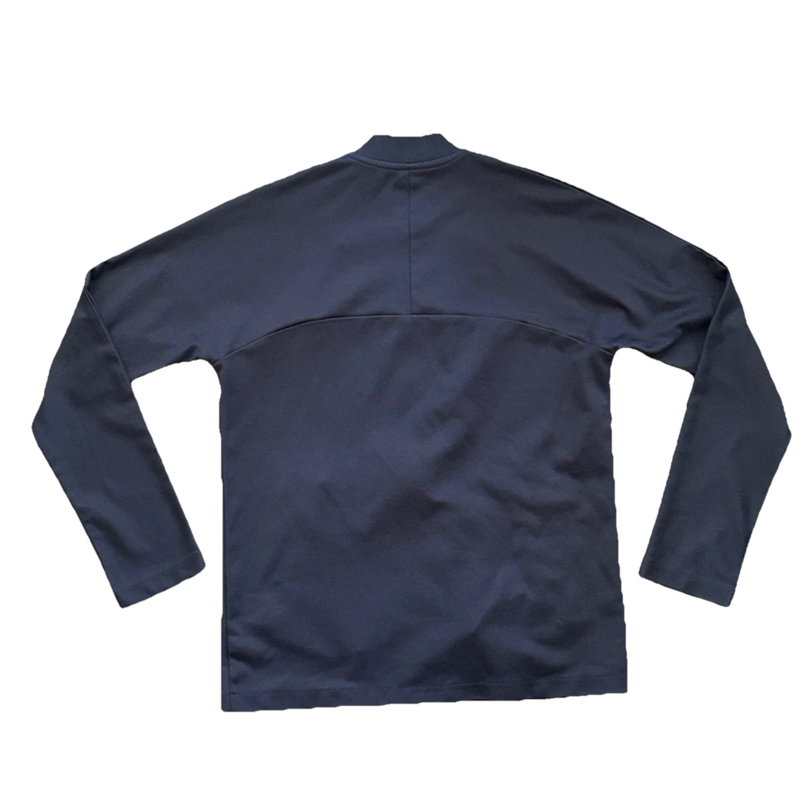 NN07 Brayden Full Zip Jacket Men S Navy Blue Mock Neck Pockets Minimalist Track - product detail image 2