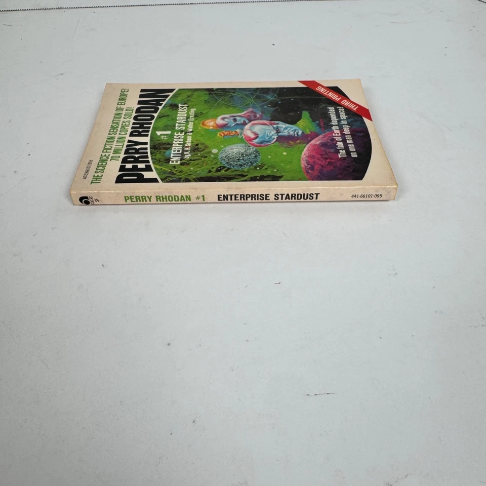 Perry Rhodan #1 Enterprise Stardust 1974 Ace Books Sci-Fi PB 3rd Printing - Image 3 of 4