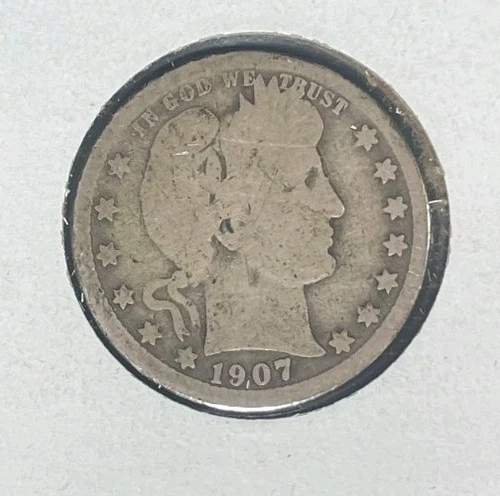 1907-O Barber Quarter — photo from another recent sale