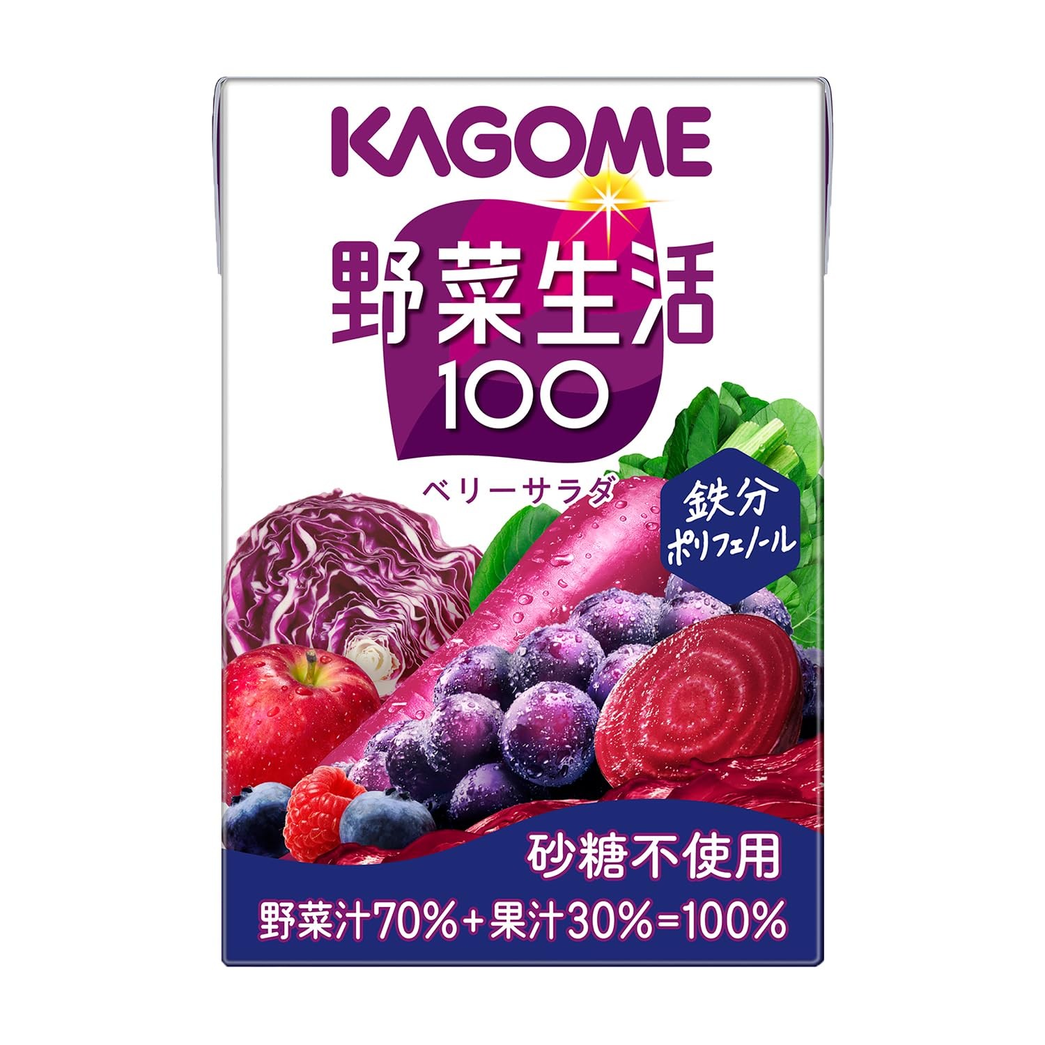 Ensalada Kagome Yasai Seikatsu 100 bayas 100 ml x 30 botellas