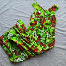 Vintage 1960s/1970s Hawaiian Muumuu maxi dress