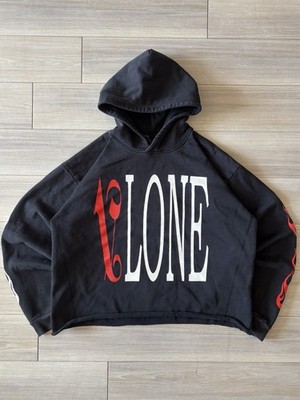 Vlone x Palm Angels Black / Red Hoodie Size Large | eBay