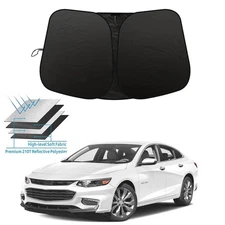 Custom For Chevy Malibu 2016-2024 Windshield Sunshade UV Block Sun Visor Cover