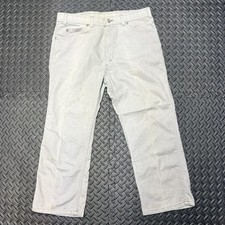 Vintage 80s 90s Levis Action Jeans Gray Light Wash Straight USA Made 36x29