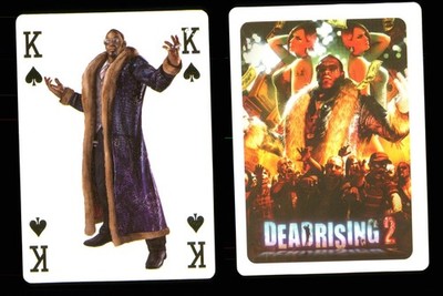 1 x Spielkarte Single Dead Rising 2 - Tyrone King - King of Spades