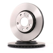 2x TRW Disque de frein Avant pour RENAULT Megane III 3/5 portes (BZ0/1) 280mm