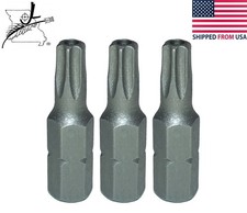 3x T25 Torx Star T 25 Security 25mm 1/4 Hex S...