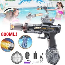 Automatic Electric Water Guns-Pistol Summer Squirt Blaster Gun Outdoor Pool Toys