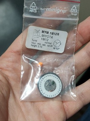 Miyota GM12 (1M10, 1M12, GM10) Quarzwerk 10 1/2 SC, CLD @6 
