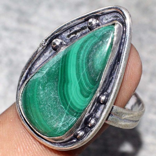 Jewelryonclick Natural 5 Carat Carnelian Sterling Silver Ring - Handmade Chakra Ring, Sizes 5-13