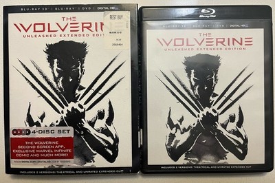 The Wolverine, Unleashed Extended Version: Blu-Ray, 3D, DVD!!
