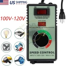 Variable Speed Controller for Router Fan Electric Motor Rheostat 120V Adjuster