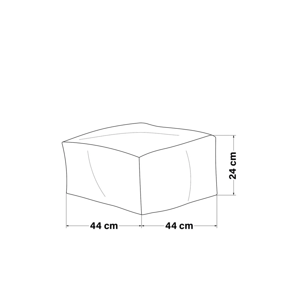 Sitzsack Relaxsessel Samtsessel Wohnzimmersessel COZY Cord bequem Entspannung - Bild 3 von 3