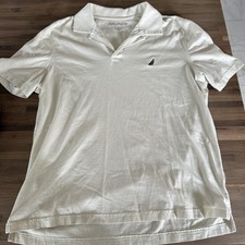 Nautica Men's Short Sleeve Polo Shirt, Size L