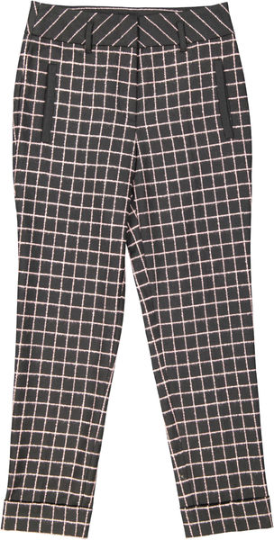Neu !! Marc Cain Damen Stretch - Hose Schwarz-Rosa Gr. N2 - 36-image