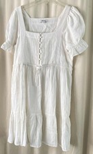 Madewell Women's Small Dress Pockets Cottagecore Babydoll Casual