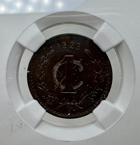 1923 Mexico Mo 1 centavo NGC MS65 BN - 95441