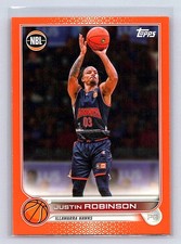 Justin Robinson 2022-23 Topps NBL #39 Orange #/25