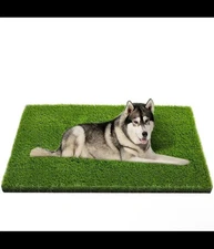 Puppy Dog Pet Potty Training Pee Pad Mat Tray Grass House Toilet Indoor Grass