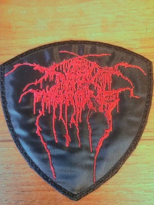 DARKTHRONE Black Metal Band EMBROIDERED IRON-ON PATCH - Mint Condition