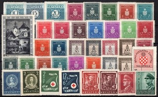 1941 1945 Croatia NDH Stock of Stamps #2