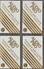 AUDIO PRO 60 C-60 TYPE I BLANK CASSETTE TAPE lot of 4 TAPES RARE NEW UNUSED