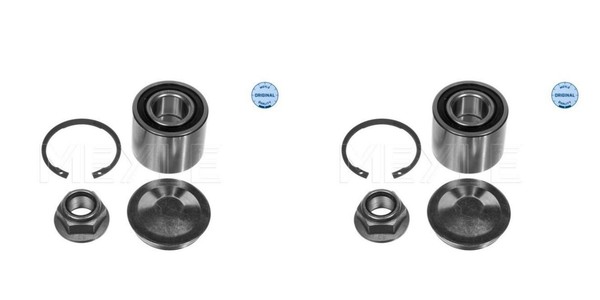 Meyle 2X Radnabe Radlagersatz Hinten FüR Renault Kangoo Nissan Kubistar Kasten-image