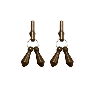 AJ Tack Antique Brown Jingle Bobs
