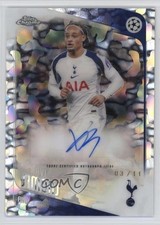 2025 Cromo UEFA Clubes Competiciones Primer XI Refractor 3/11 Xavi Simons Auto 3s8