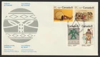 Canada #575a-577a, Subarctic Indians, Type C, Official First Day Cover, FDC 1975