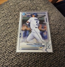2021 Bowman Chrome Baseball Wander Franco BCP-57 Prospect Tampa Bay Rays