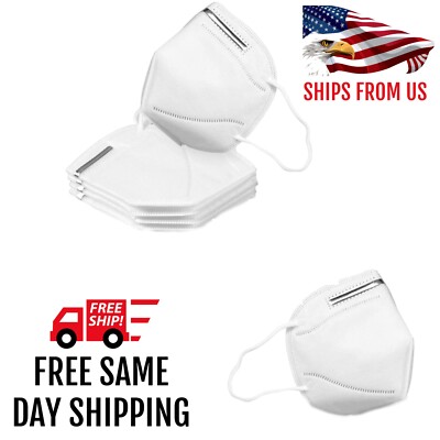 5 KN95 Protective Face Mask With Elastic Earloop Mouth Cover Disposable Medical