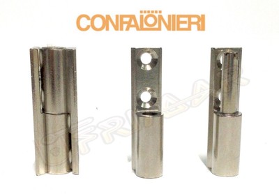 CERNIERA CONFALONIERI PZ.2 1152 C//SCATTO CR.LUCIDO VETRI MM.22 COLLO 0 C//BASETTA